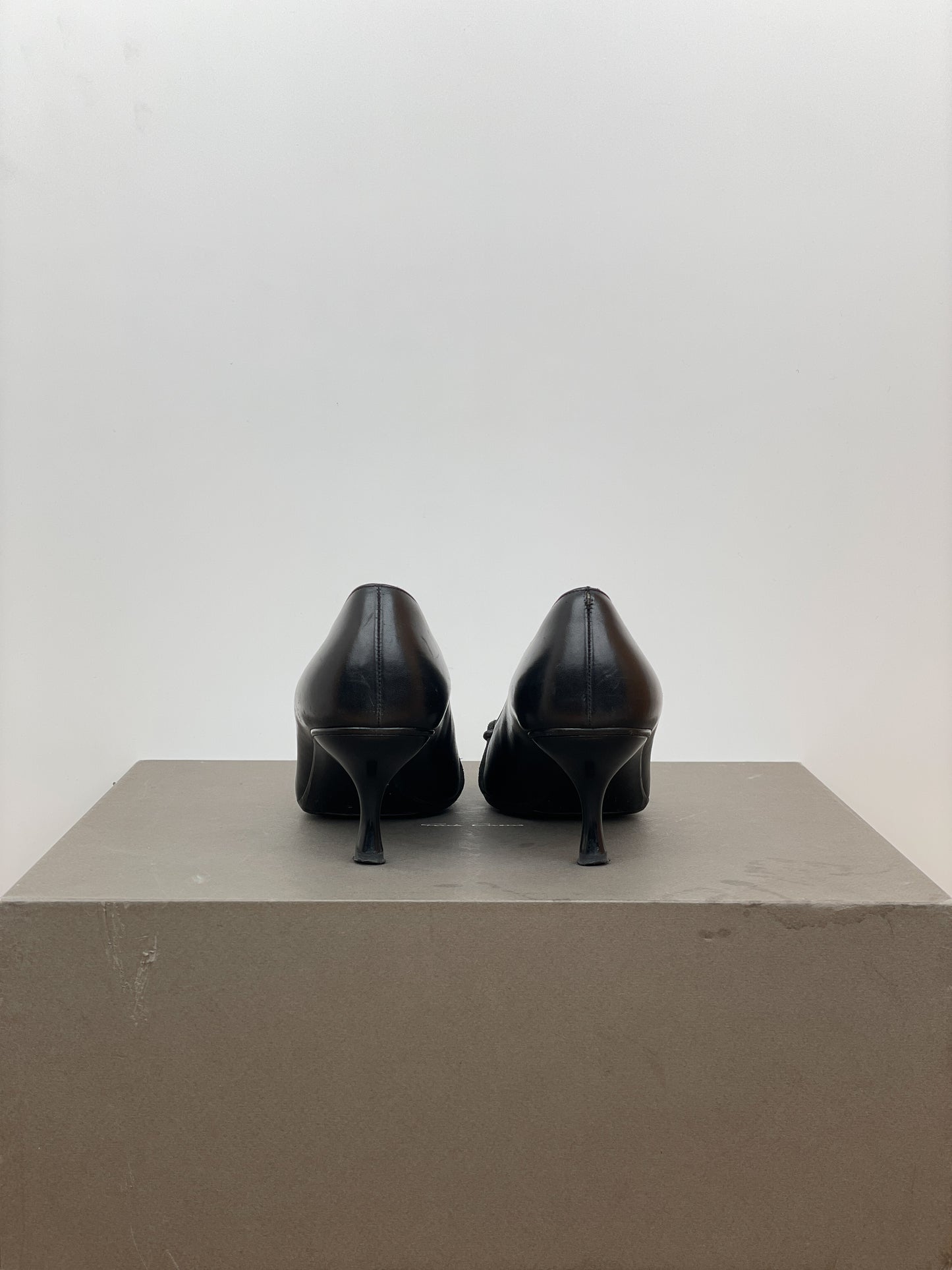 Gucci by Tom Ford 1990s Pointed-Toe Horsebit Heel Pumps