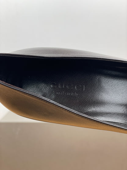 Gucci by Tom Ford 1990s Pointed-Toe Horsebit Pump Heels