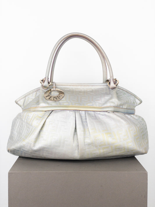 Fendi 2000s Iridescent Ombre Zucca Monogram‚Chef‘ Handbag