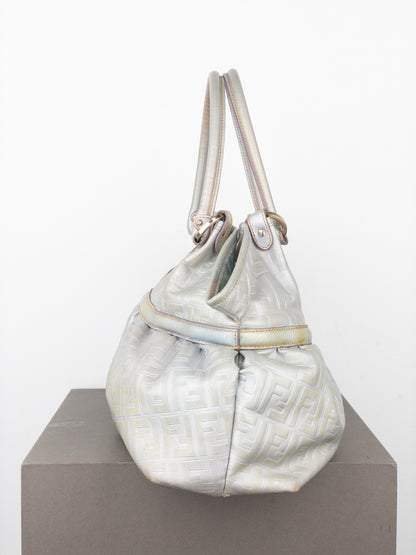 Fendi 2000s Iridescent Ombre Zucca Monogram‚Chef‘ Handbag