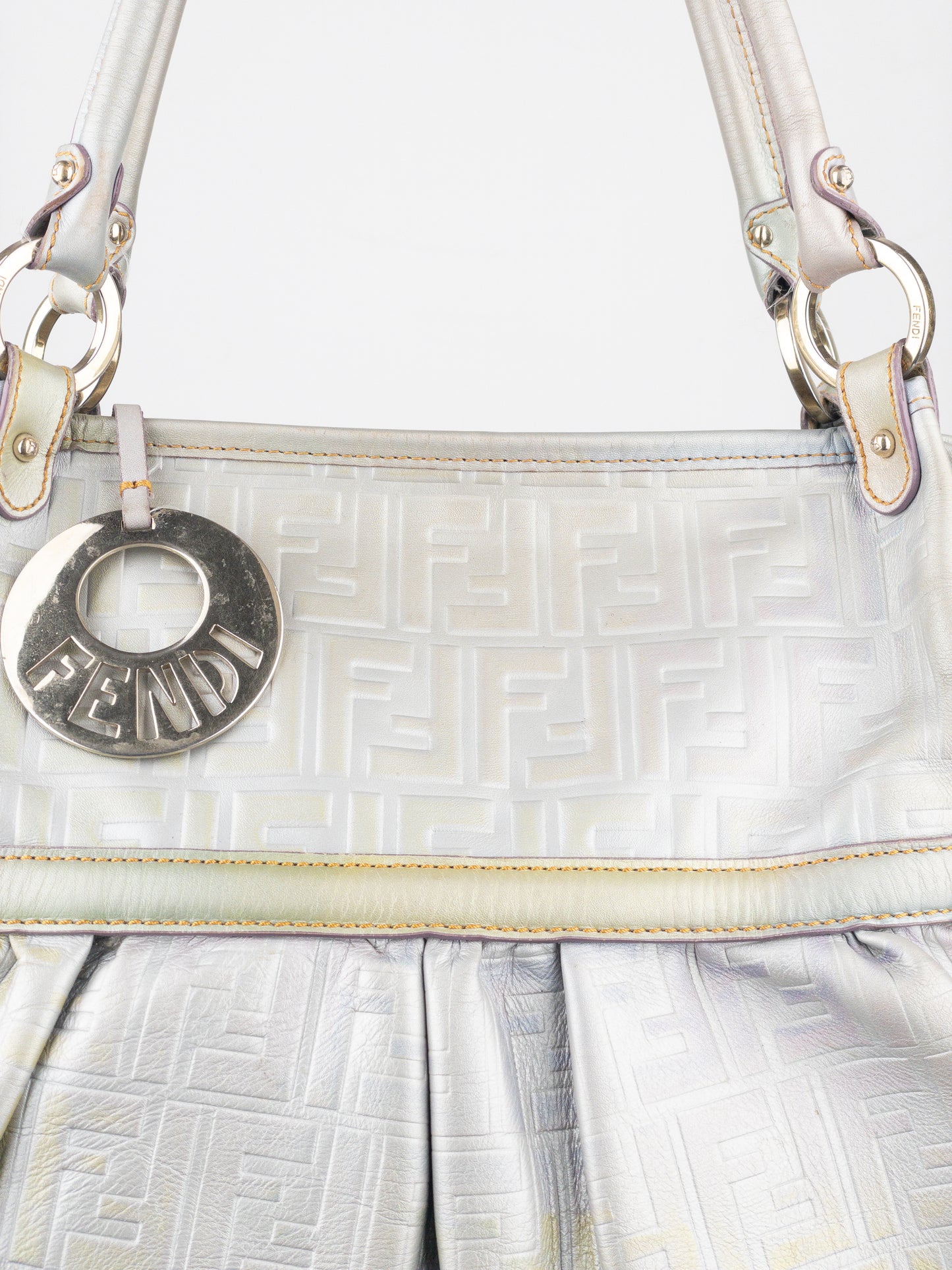 Fendi 2000s Iridescent Ombre Zucca Monogram‚Chef‘ Handbag