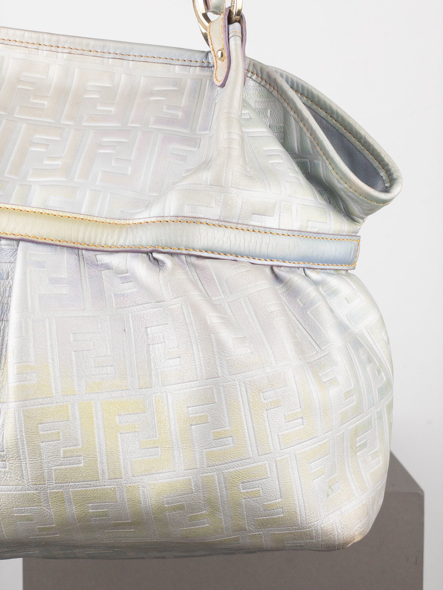 Fendi 2000s Iridescent Ombre Zucca Monogram‚Chef‘ Handbag
