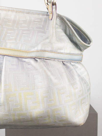 Fendi 2000s Iridescent Ombre Zucca Monogram‚Chef‘ Handbag