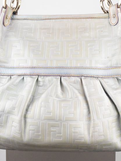 Fendi 2000s Iridescent Ombre Zucca Monogram‚Chef‘ Handbag