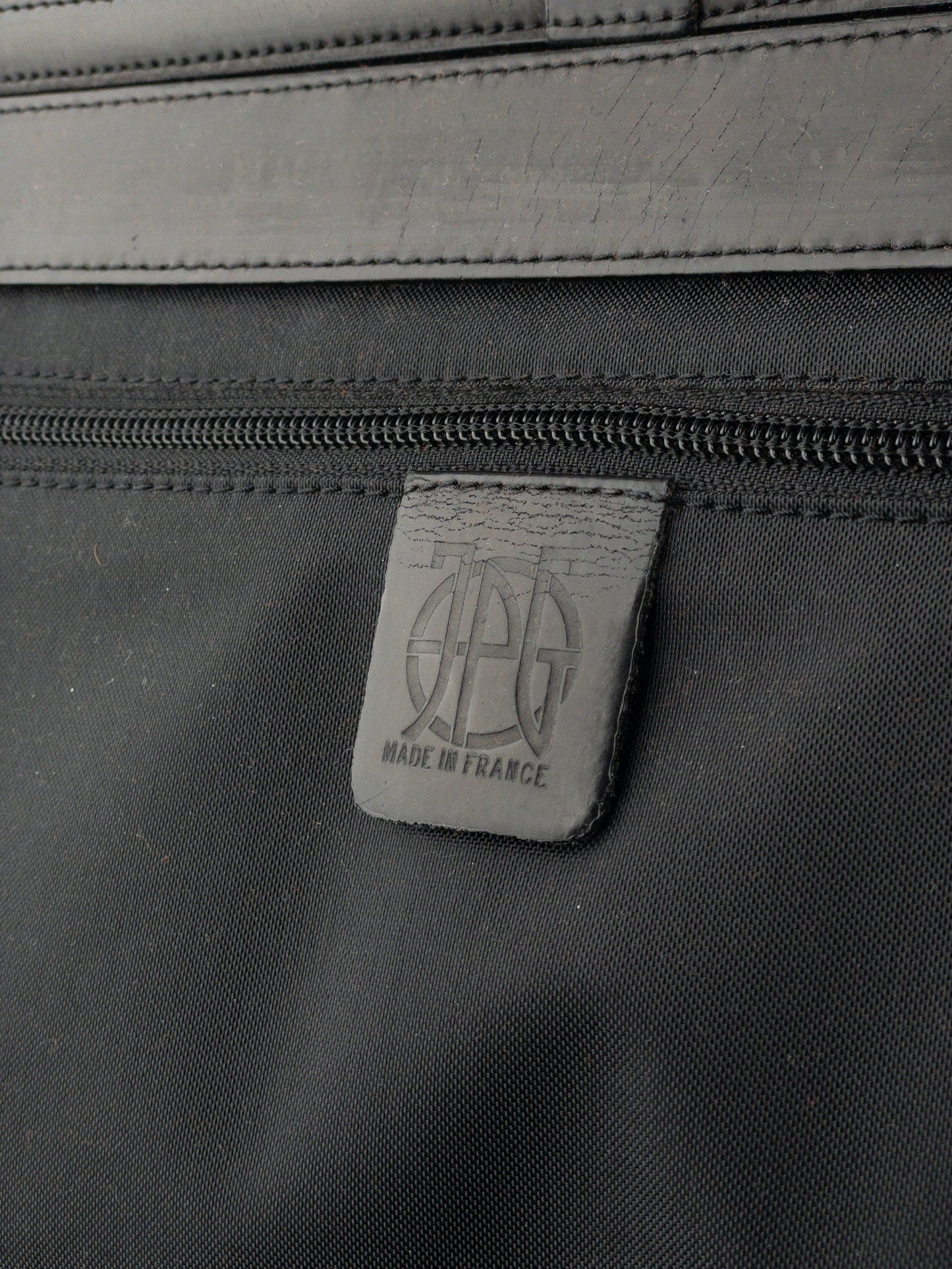 Jean Paul Gaultier 1990s Leather East-West Baguette Shoulder Bag