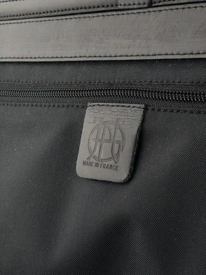 Jean Paul Gaultier 1990s Leather East-West Baguette Shoulder Bag