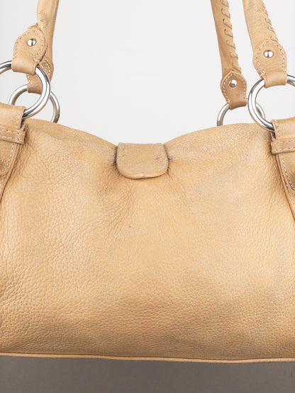 Miu Miu 2000s Padlock Cargo Bowling Shoulder Bag
