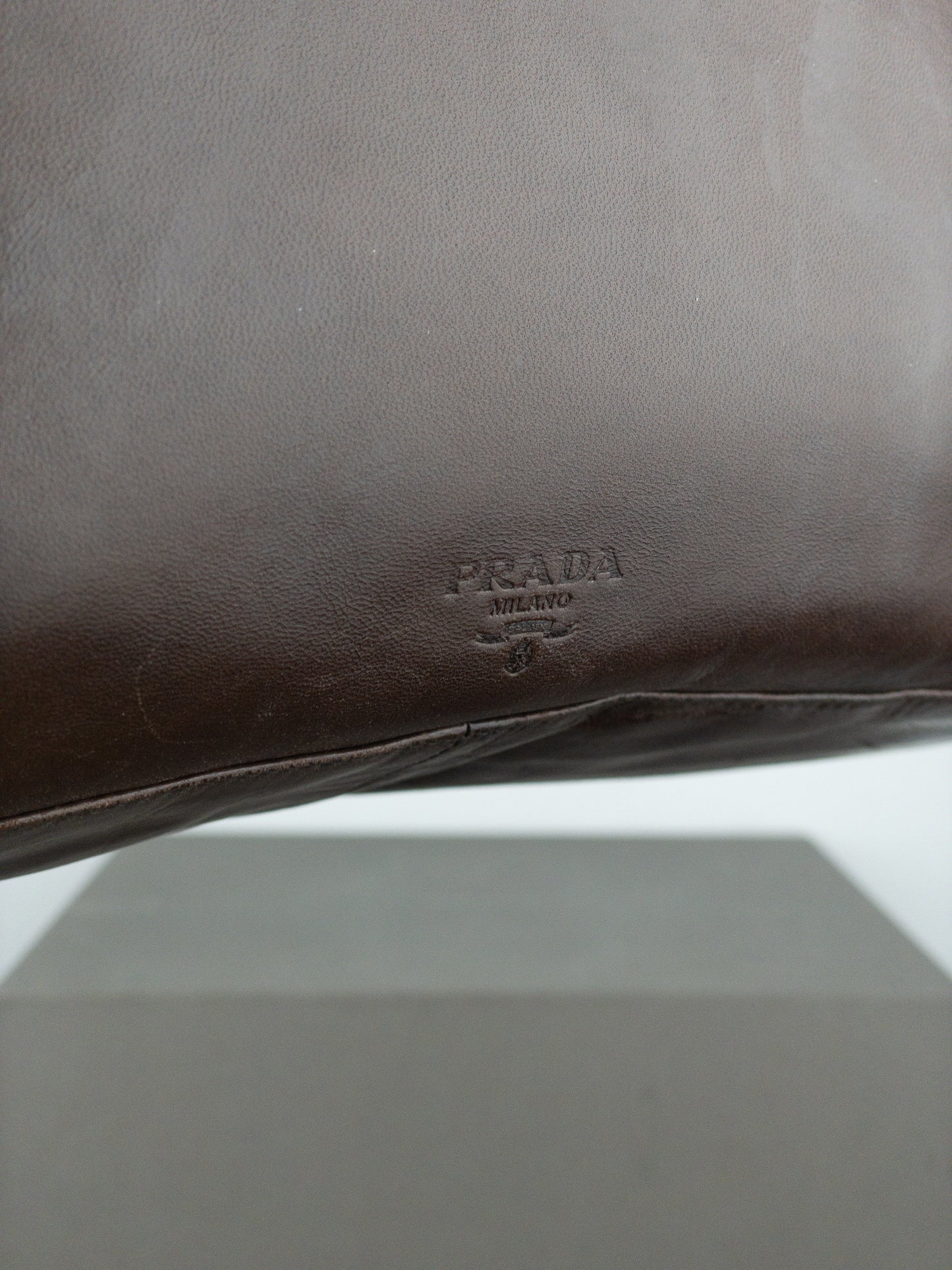 Prada AW96 Chain Leather Shopper Tote Shoulder Bag