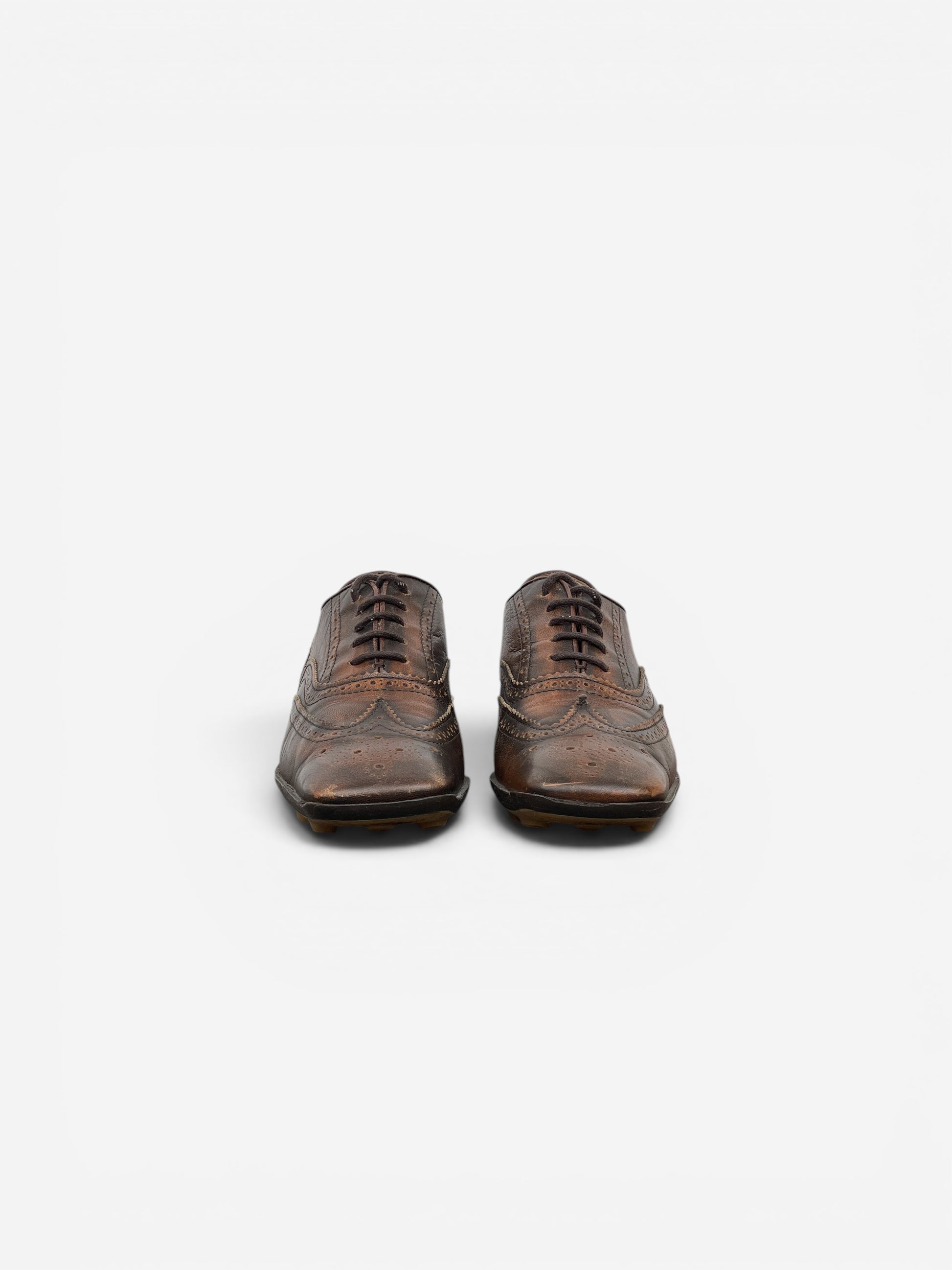 Miu Miu SS99 Square-Toe Spike-Sole Brogue Derbies – photo 5