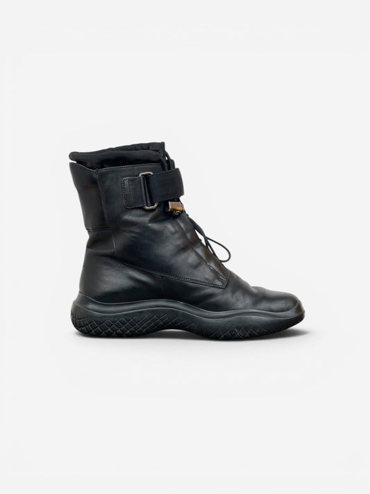 Prada AW99 Square Toe Vibram Combat Boots – photo 4