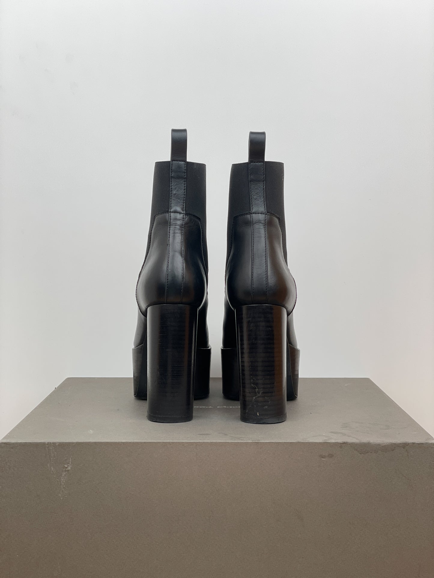 Rick Owens AW19 'Larry' Kiss Heel Boots