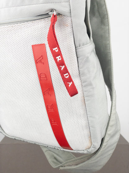 Prada SS99 Red Tab Sports Crossbody Sling Backpack