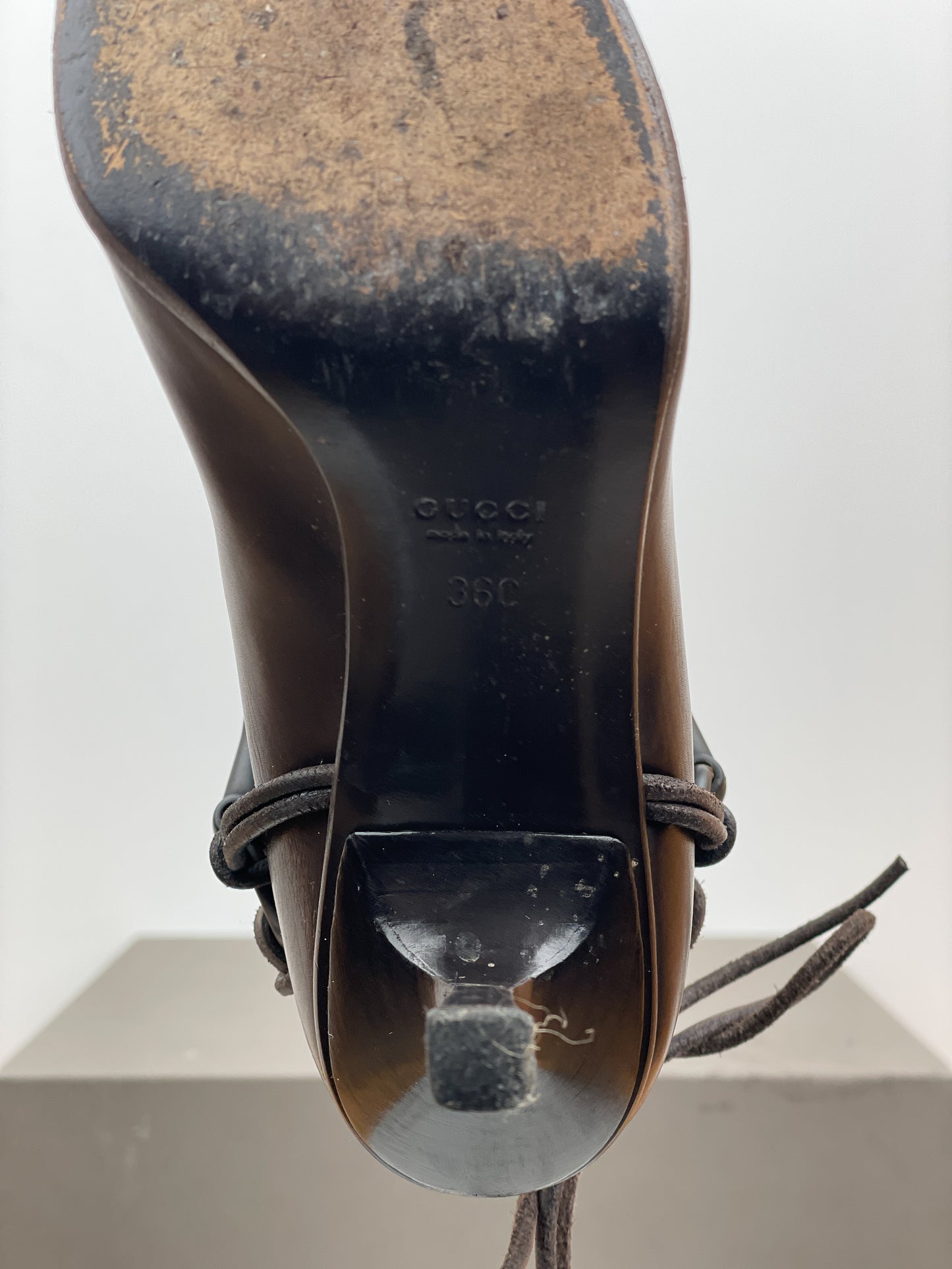 Gucci by Tom Ford 1990s Horsebit Stirrup Riding Heel Boots
