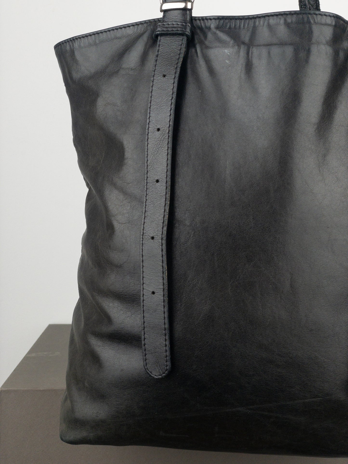 Maison Margiela Leather Shopper Tote Bag