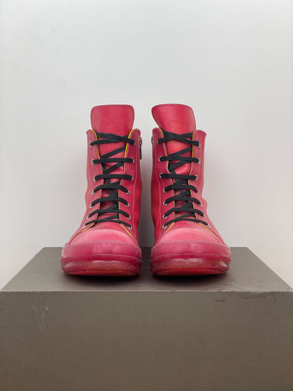 Rick Owens SS23 EDFU Translucent Ramones Sneakers