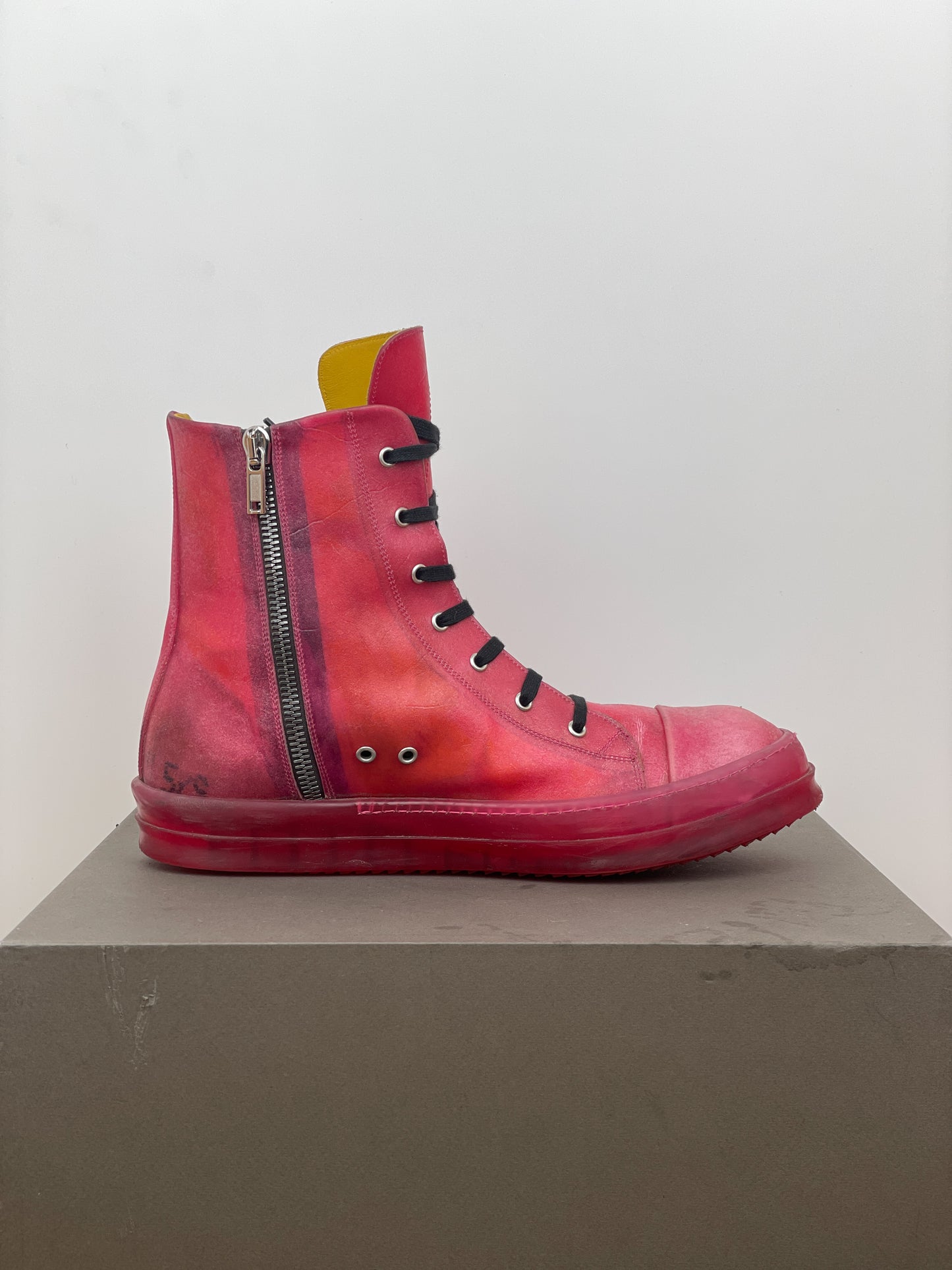 Rick Owens SS23 EDFU Translucent Ramones Sneakers
