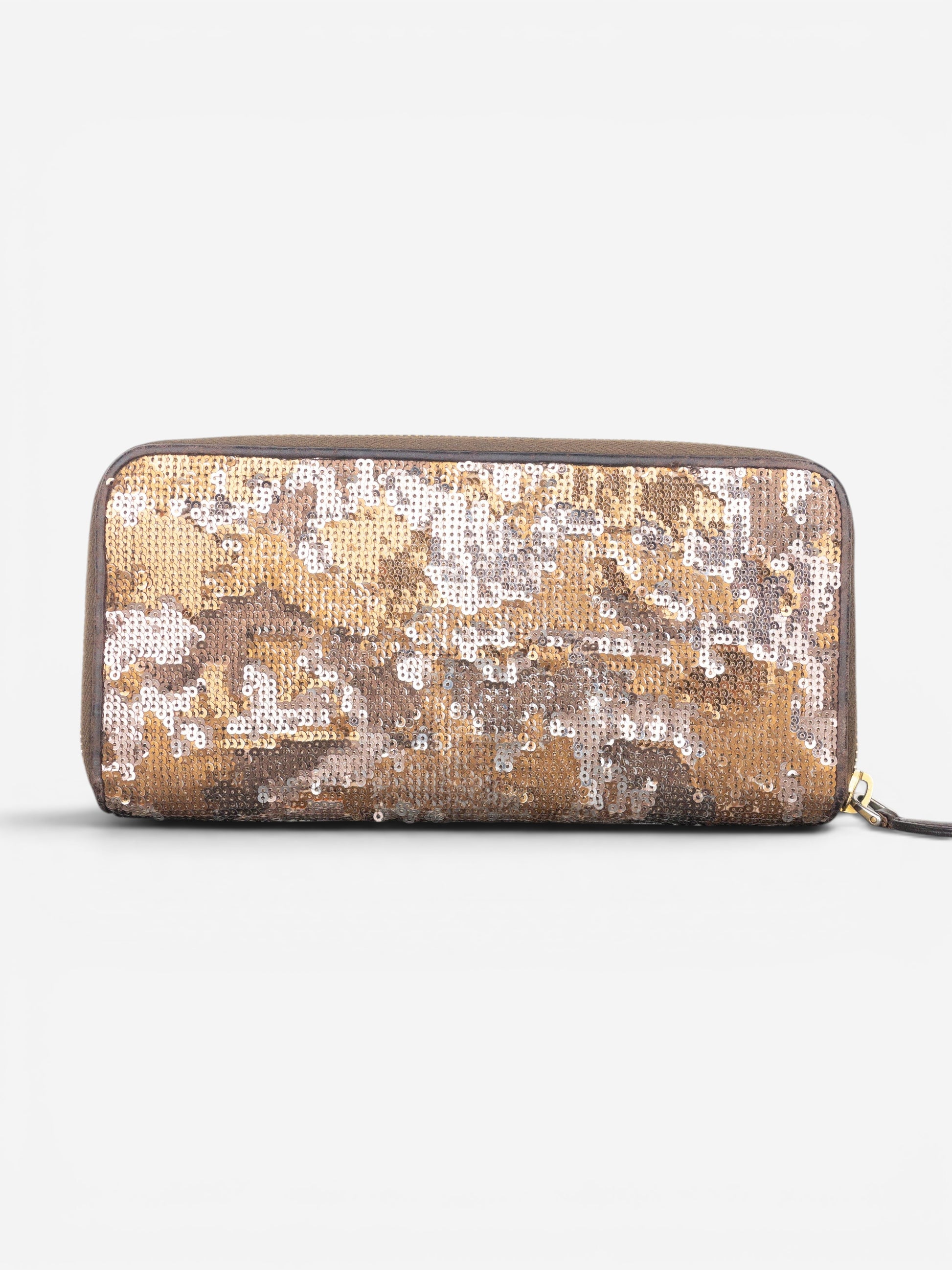 Prada 2010s Sequin Camouflage Clutch Zipper Wallet – photo 3