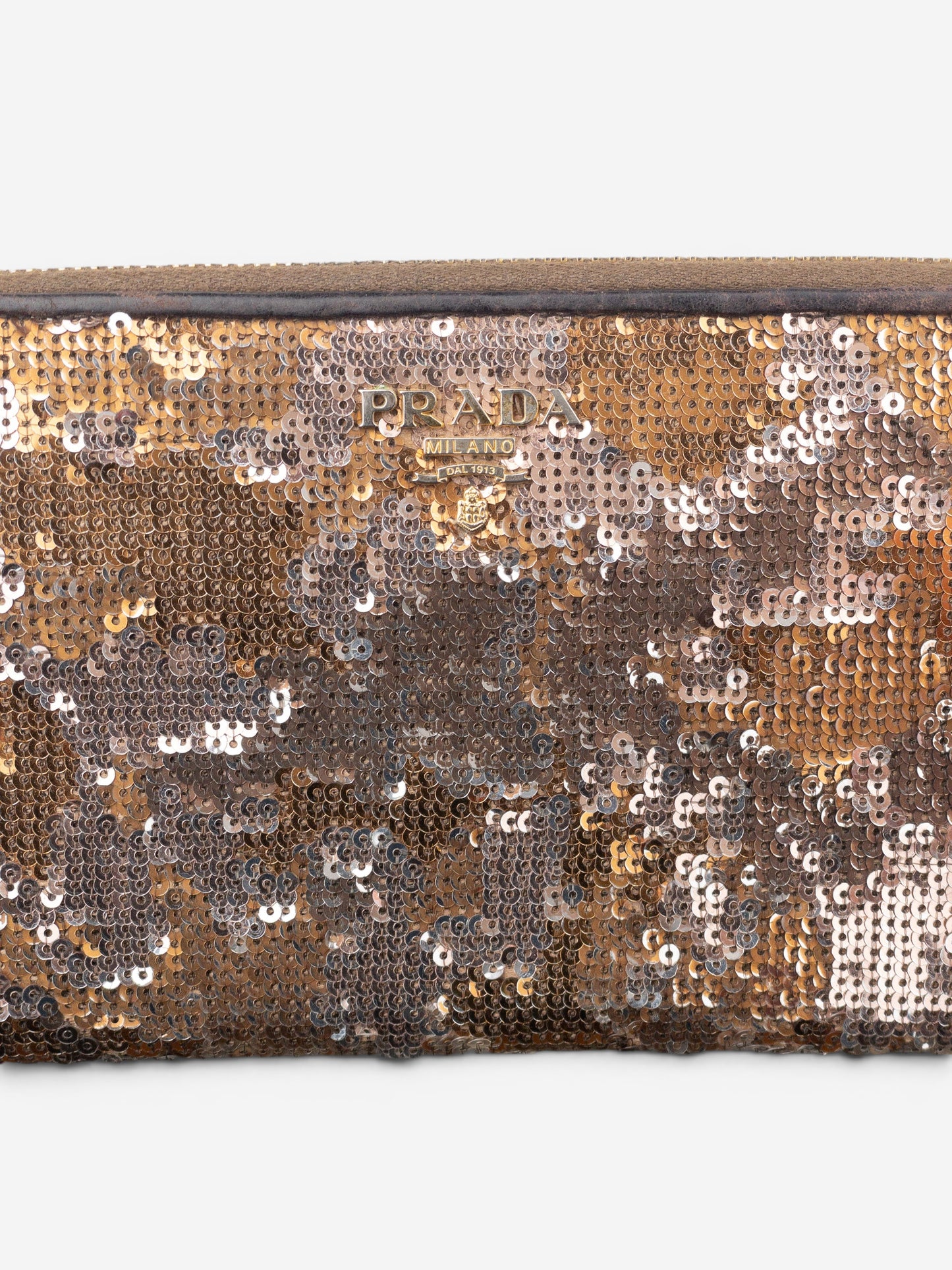 Prada 2010s Sequin Camouflage Clutch Zipper Wallet – photo 5