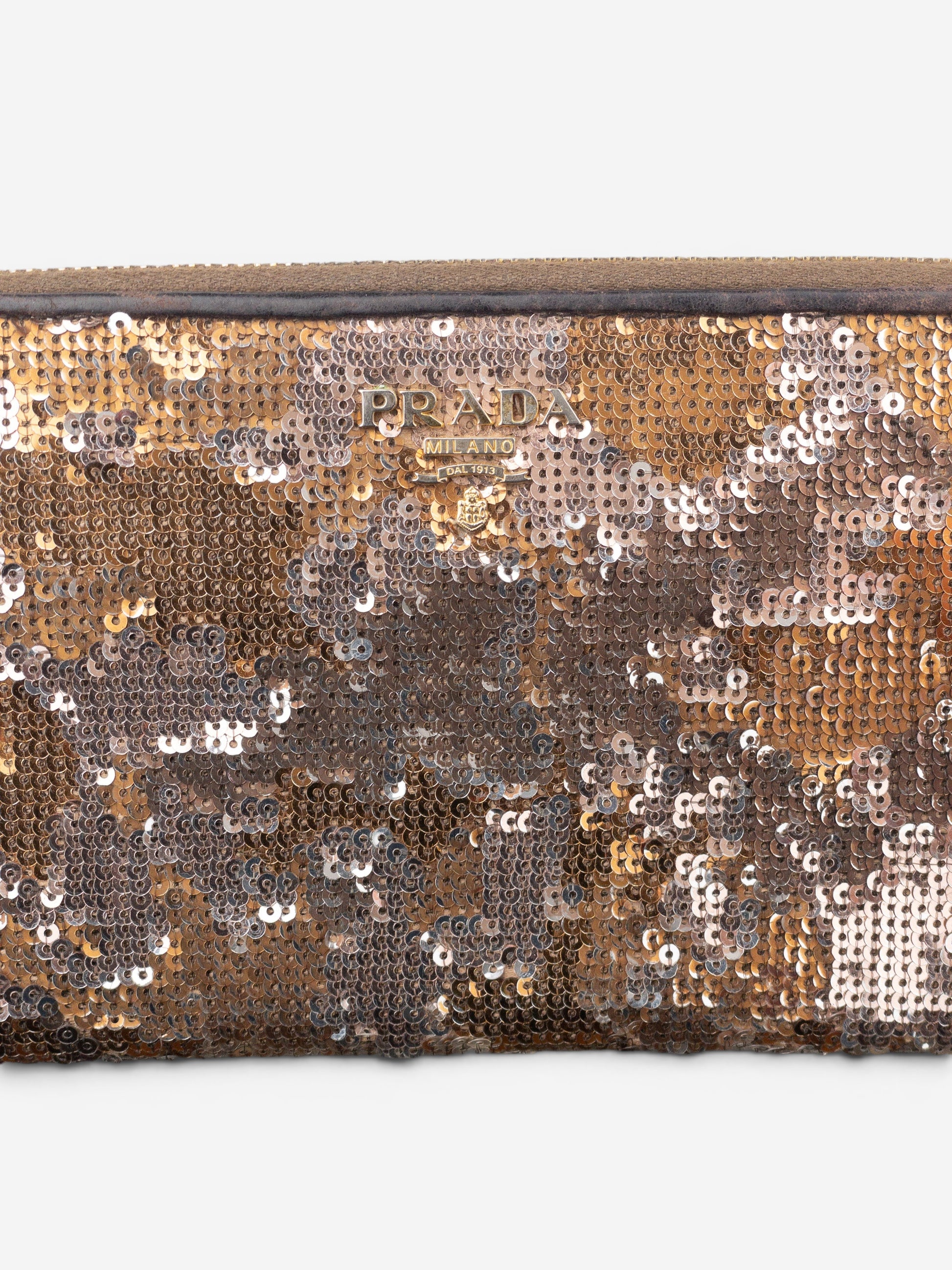 Prada 2010s Sequin Camouflage Clutch Zipper Wallet – photo 5