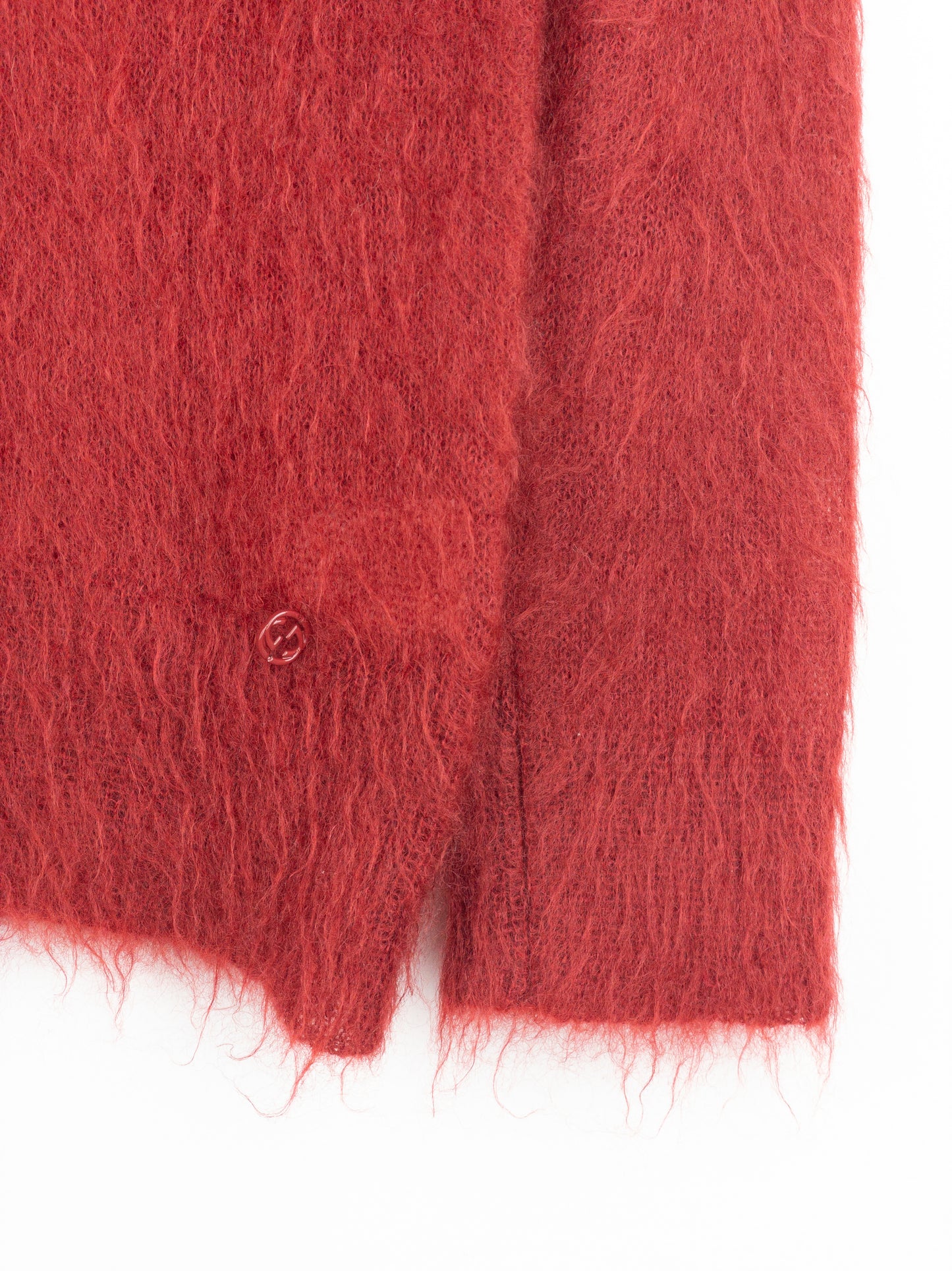 Gucci by Frida Giannini AW14 Fuzzy V-Neck Sweater