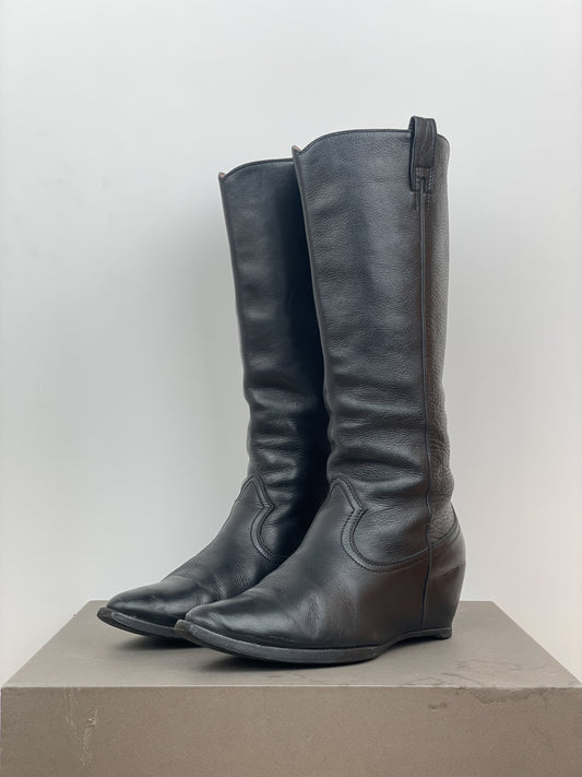 Maison Margiela SS00 Heelless Flat Cowboy Boots
