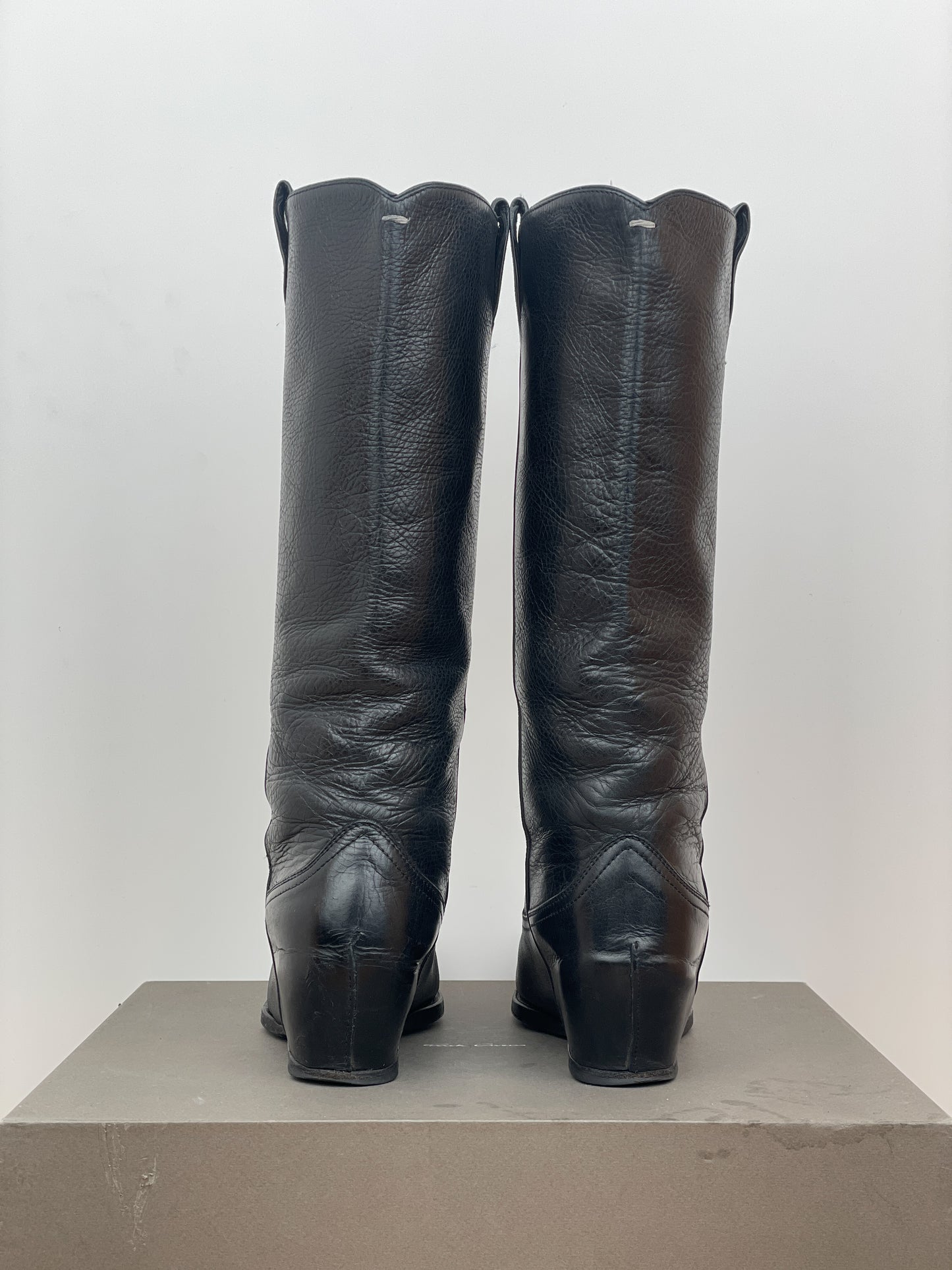 Maison Margiela SS00 Heelless Flat Cowboy Boots