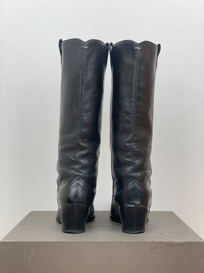 Maison Margiela SS00 Heelless Flat Cowboy Boots