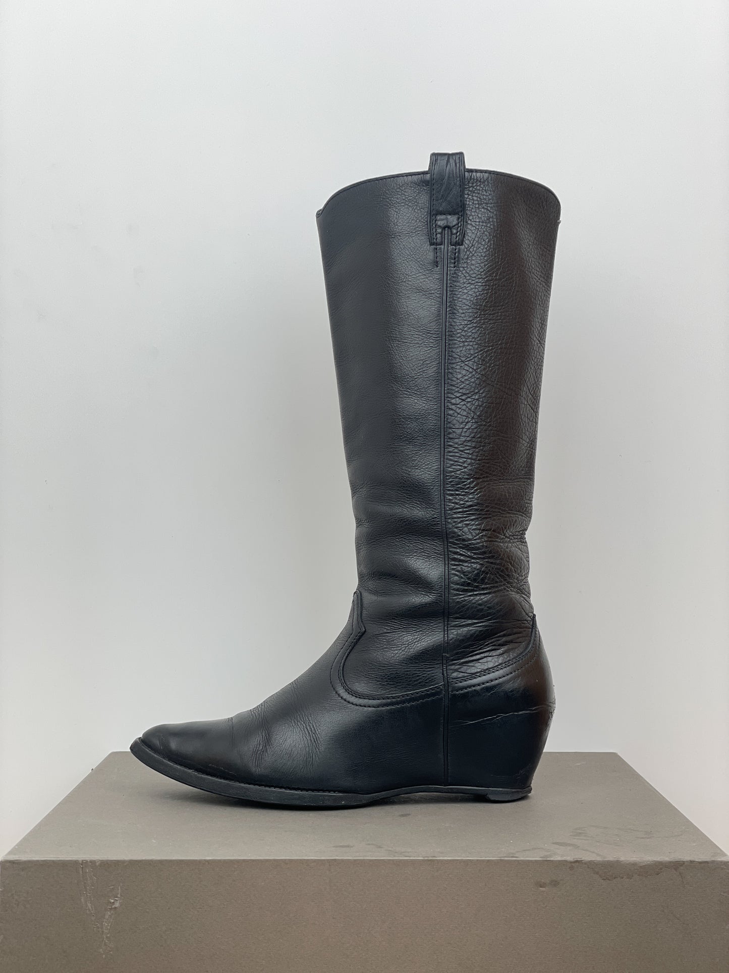Maison Margiela SS00 Heelless Flat Cowboy Boots