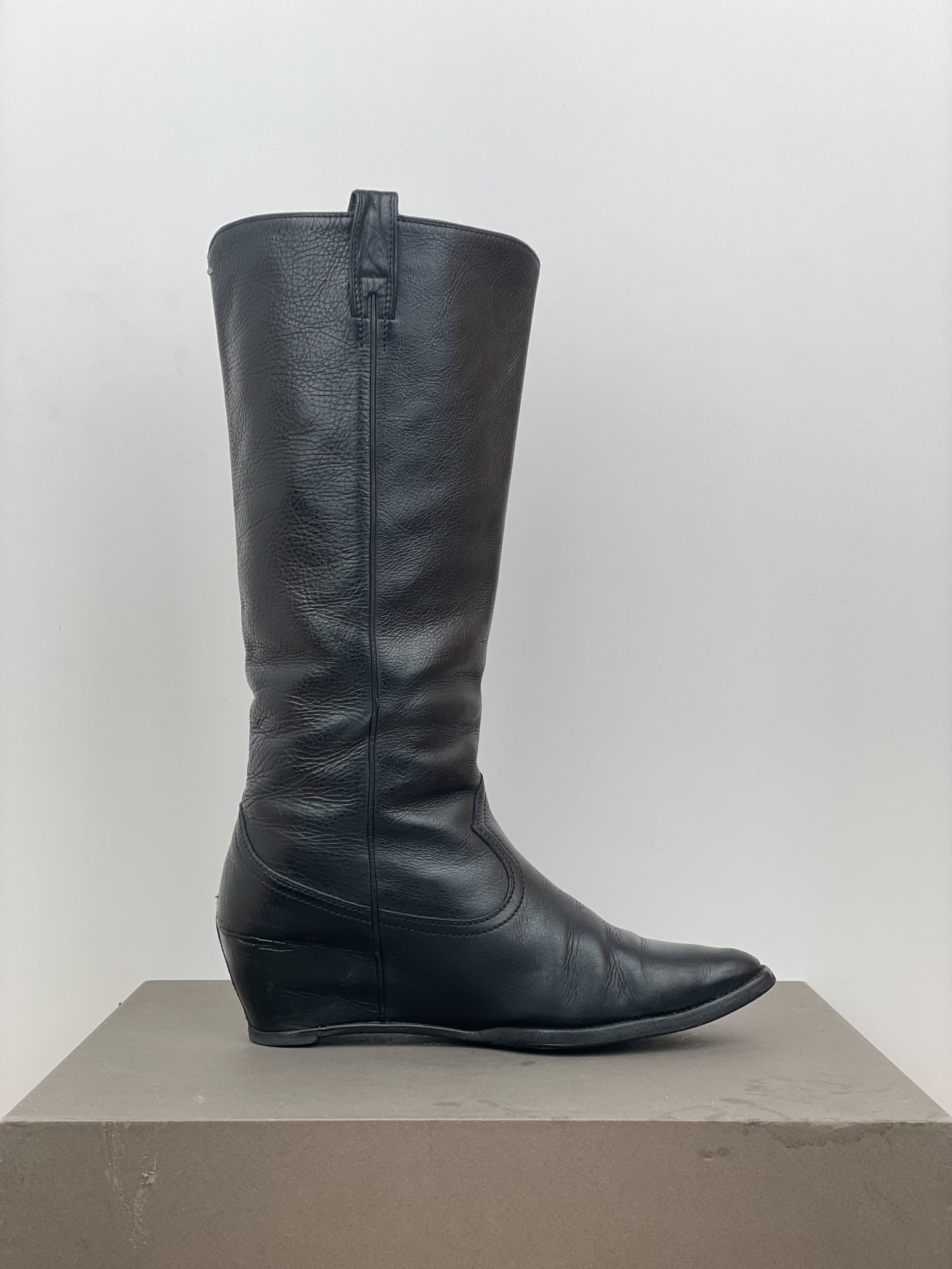 Maison Margiela SS00 Heelless Flat Cowboy Boots