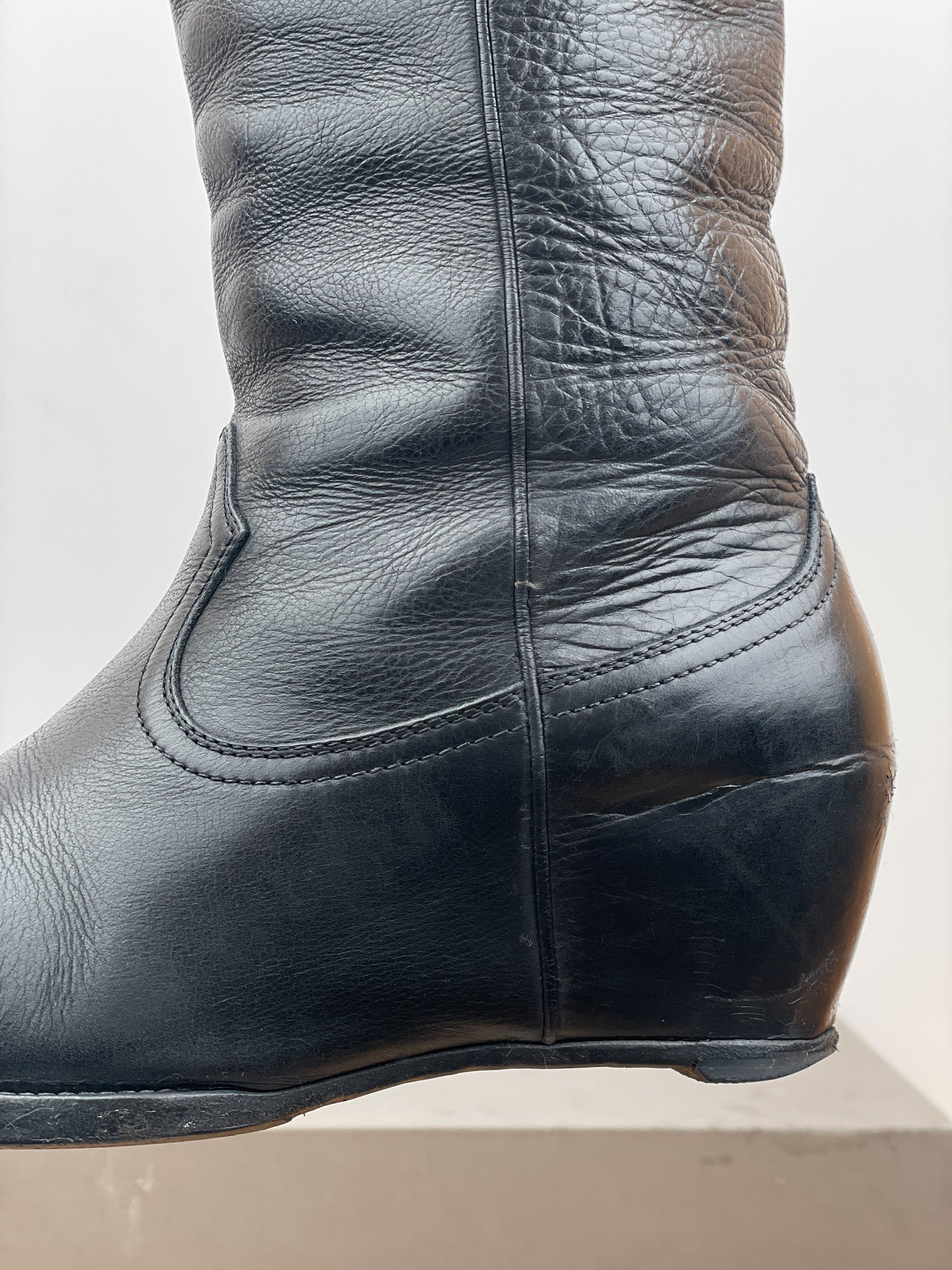 Maison Margiela SS00 Heelless Flat Cowboy Boots