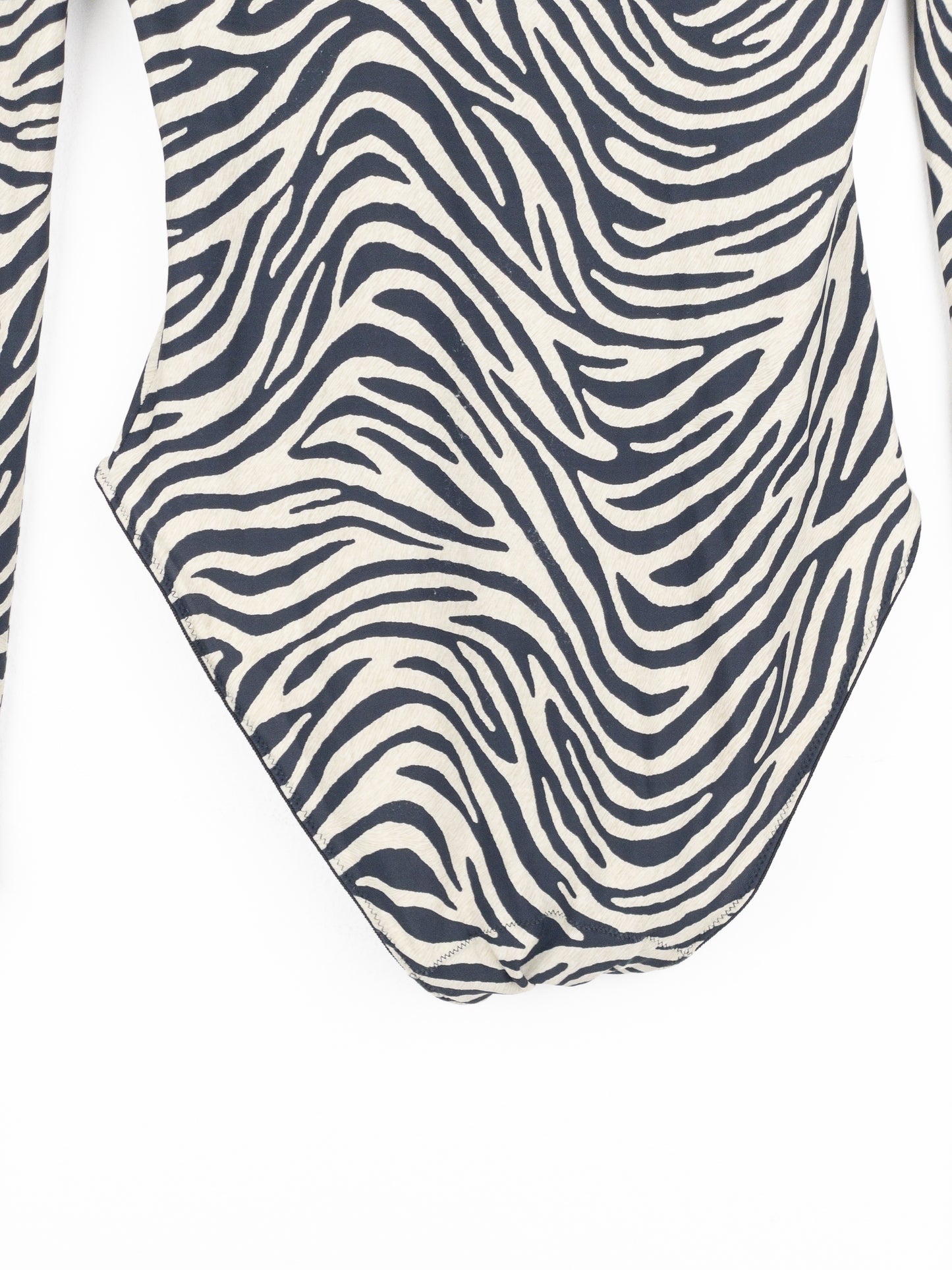 Dior by Galliano 2000s Zebra Print Body Suit