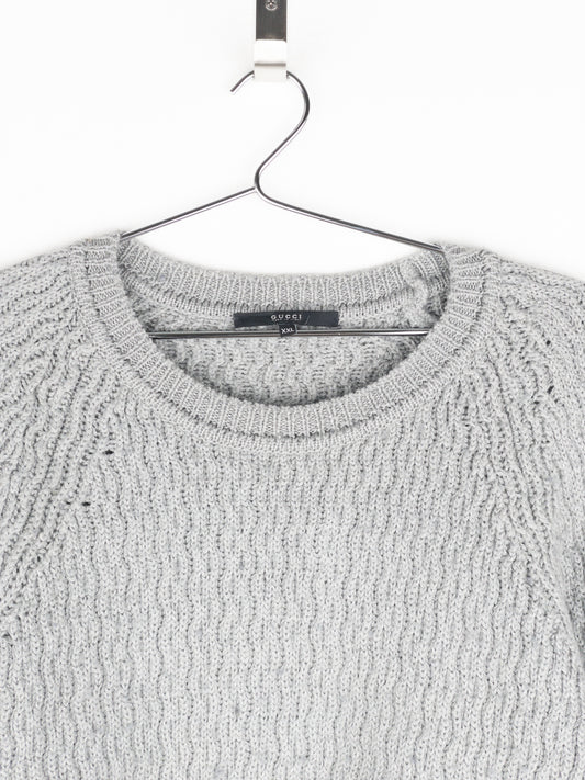 Gucci by Tom Ford 2000s Cable Knit Wave Sweater – photo 3