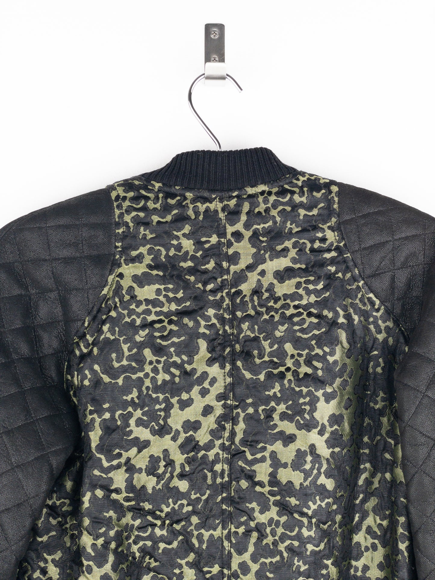 Chanel by Karl Lagerfeld 2000s Quilted Camouflage Bomber Jacket