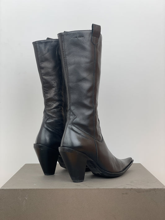 Miu Miu 2000s Western Cowboy Boots