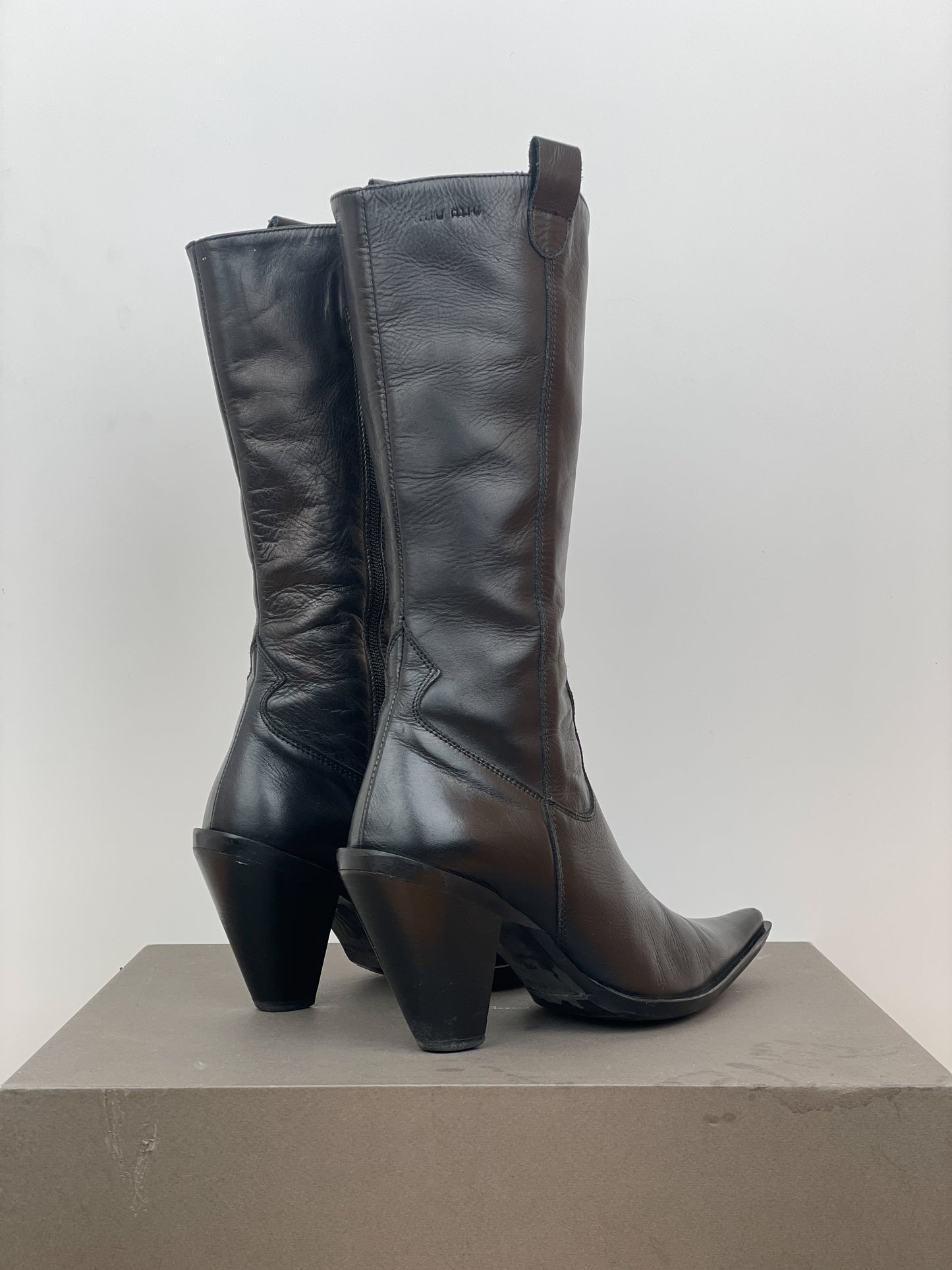 Miu Miu 2000s Western Cowboy Boots