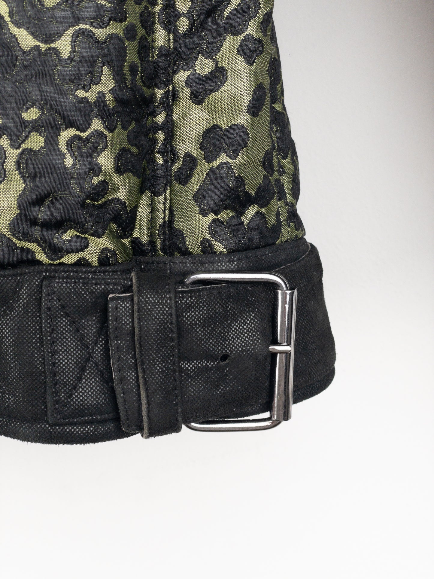 Chanel by Karl Lagerfeld 2000s Quilted Camouflage Bomber Jacket