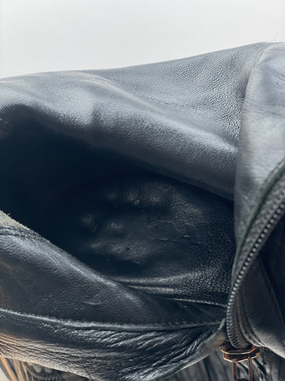 Prada 2000s Knee-High Ruffle Heel Boots