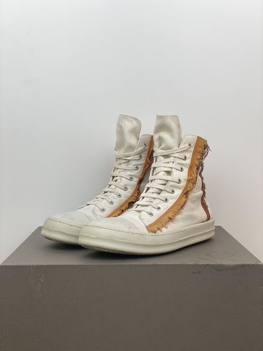 Rick Owens DRKSHDW SS20 'Tecuatl' Sample Distressed Cloth Ramones