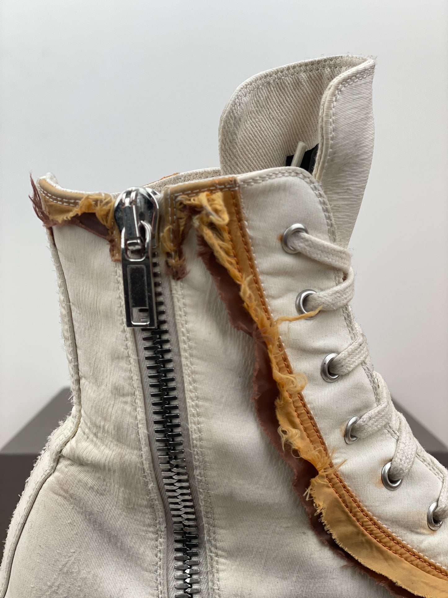 Rick Owens DRKSHDW SS20 'Tecuatl' Sample Distressed Cloth Ramones