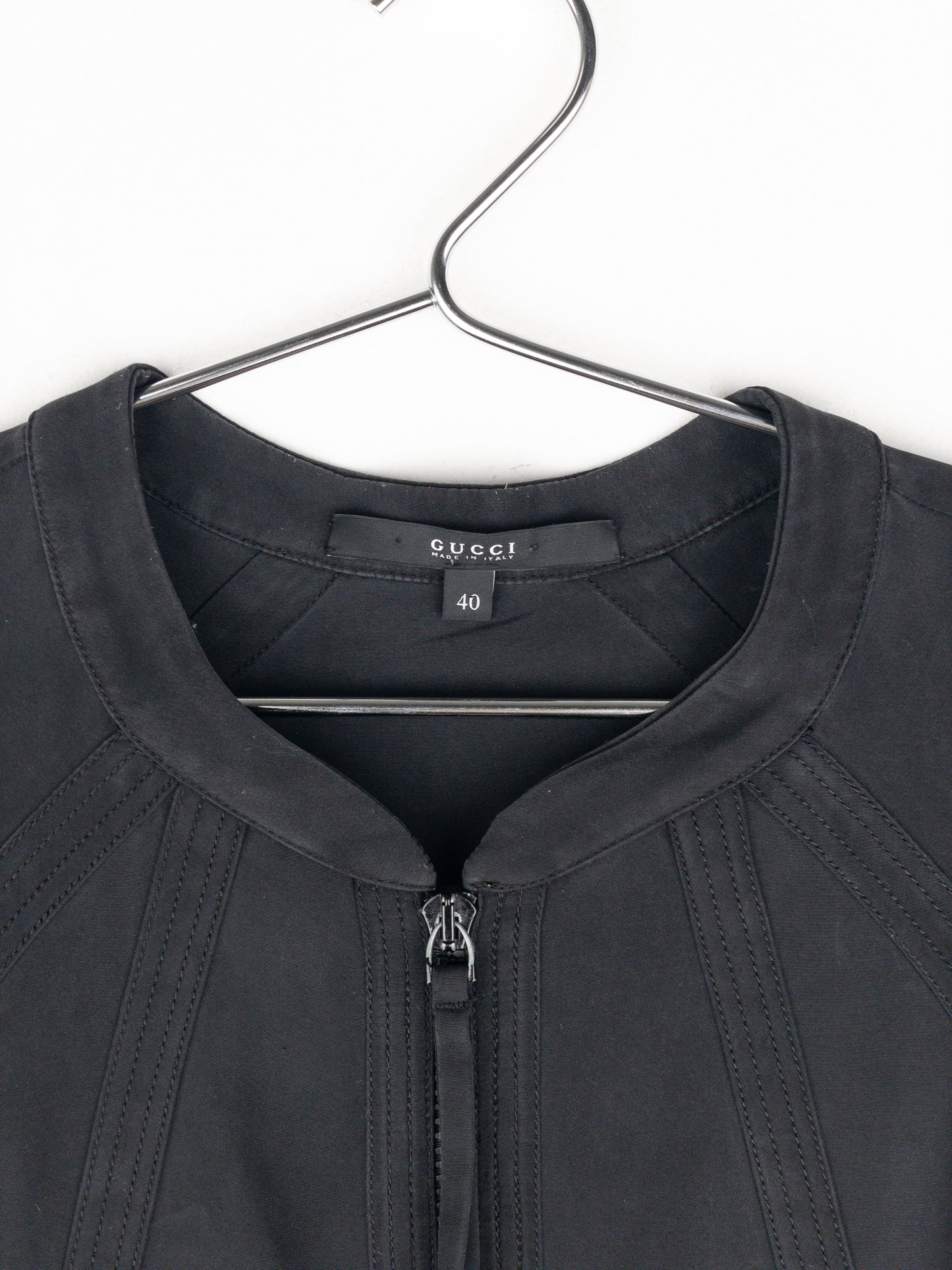 Gucci by Tom Ford 2000s Zipper Panel Mini-Dress