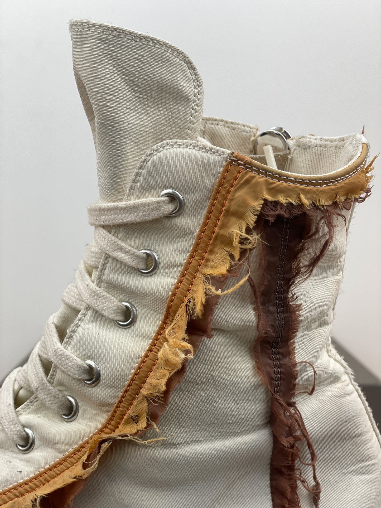 Rick Owens DRKSHDW SS20 'Tecuatl' Sample Distressed Cloth Ramones