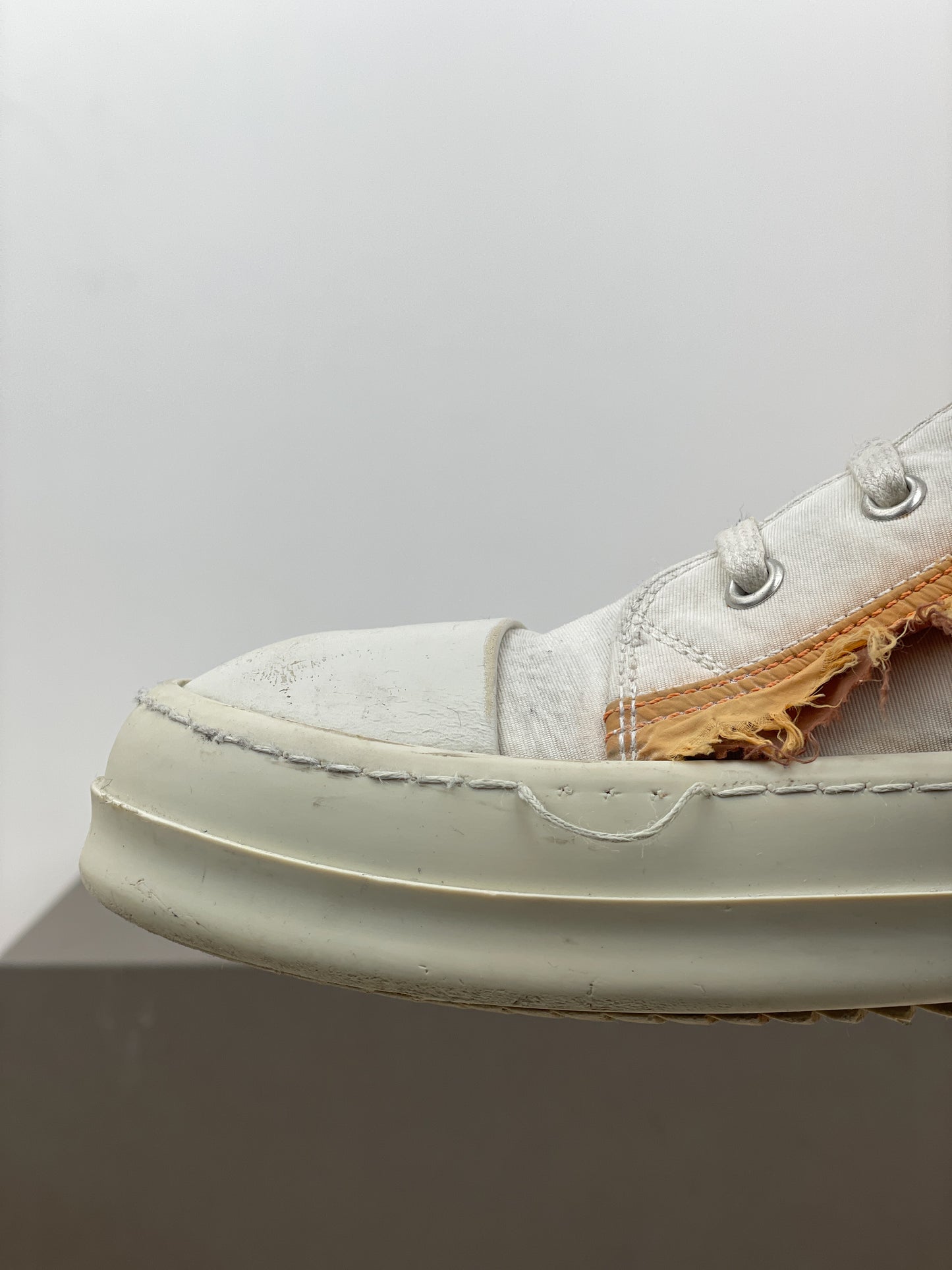 Rick Owens DRKSHDW SS20 'Tecuatl' Sample Distressed Cloth Ramones