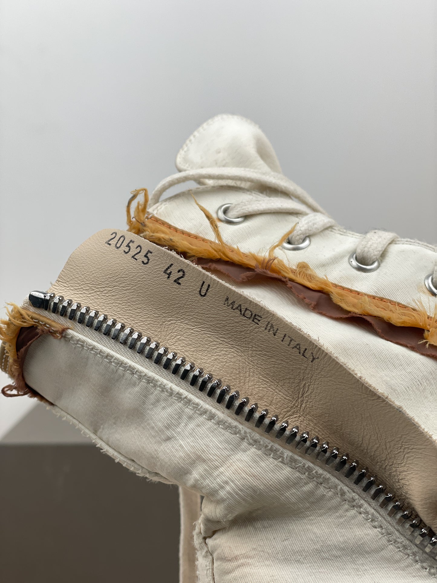 Rick Owens DRKSHDW SS20 'Tecuatl' Sample Distressed Cloth Ramones