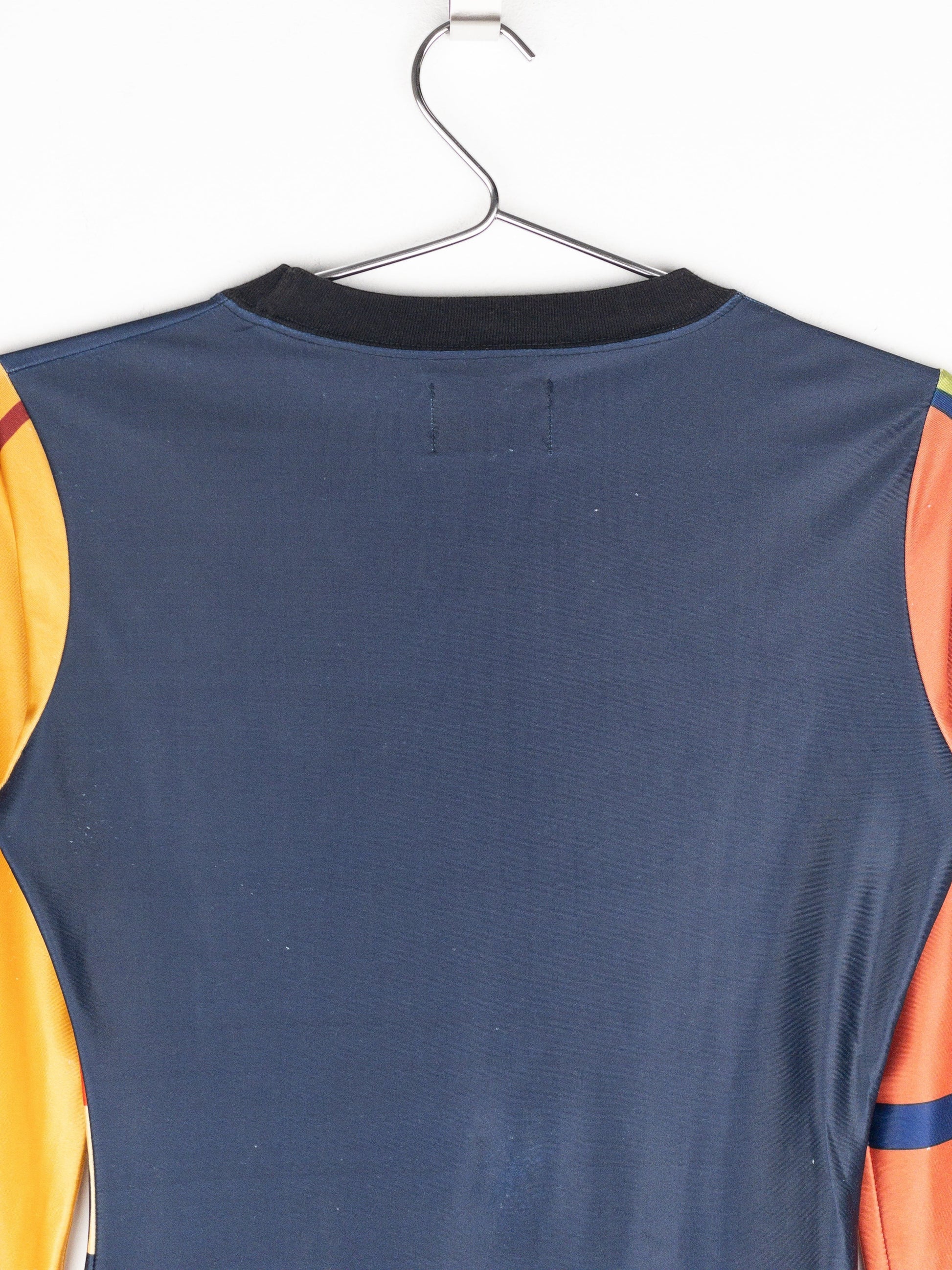 Jean Paul Gaultier SS90 ‚Rap’sody in Blue‘ Graphic Print Cycling Midi Dress – photo 8