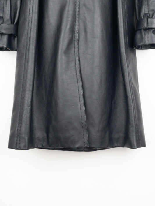 Saint Laurent AW20 Double-Breasted Shearling Leather Trench Coat – photo 8