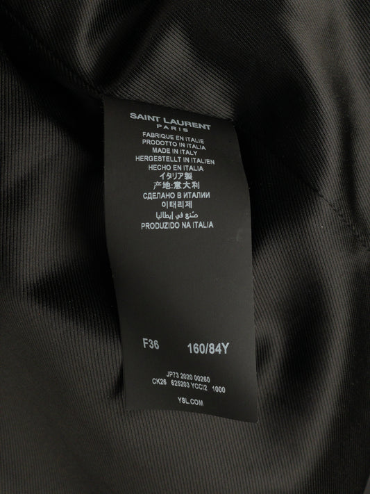 Saint Laurent AW20 Double-Breasted Shearling Leather Trench Coat – photo 13