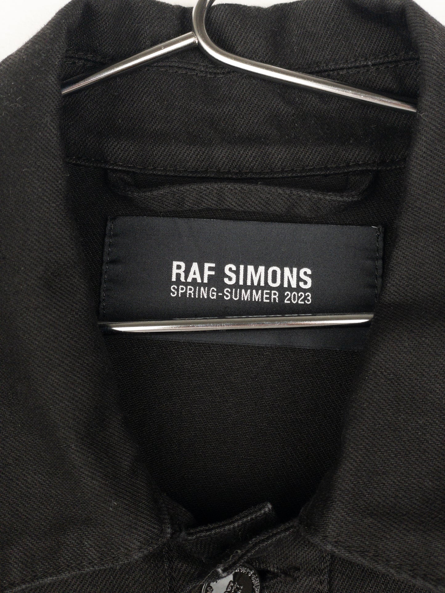 Raf Simons SS23 Big Fit Tassel Studded Denim Jacket