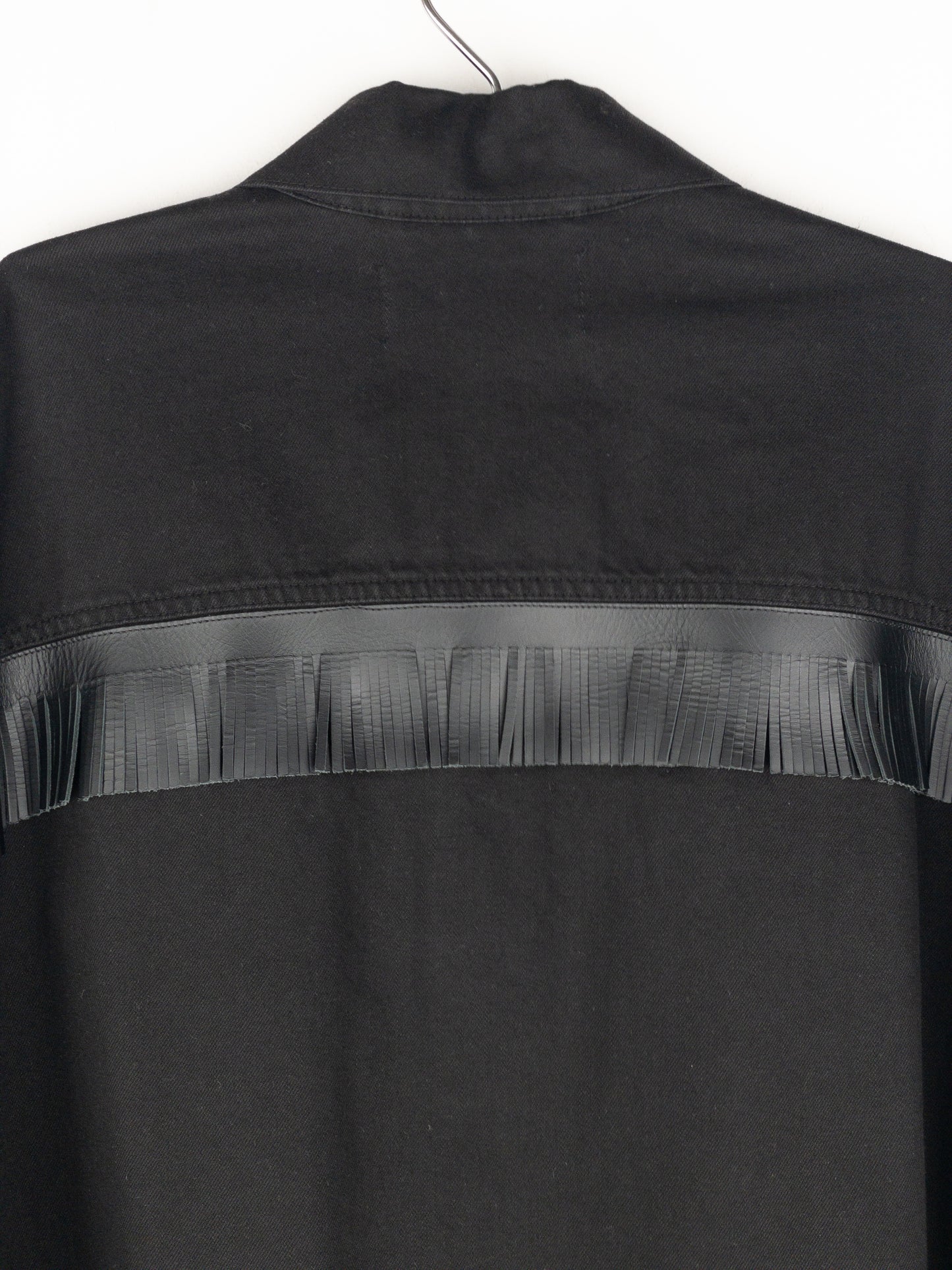 Raf Simons SS23 Big Fit Tassel Studded Denim Jacket