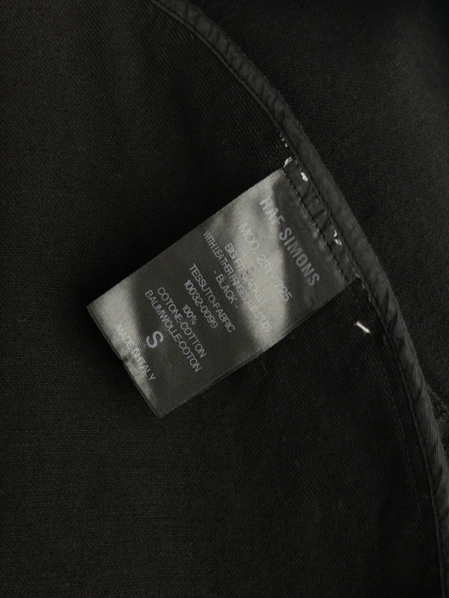 Raf Simons SS23 Big Fit Tassel Studded Denim Jacket