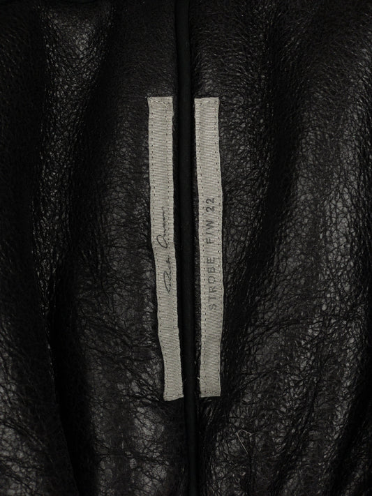 Rick Owens AW22 'Strobe' Cropped Collage Pony Hair Fur Bomber Jacket – photo 8